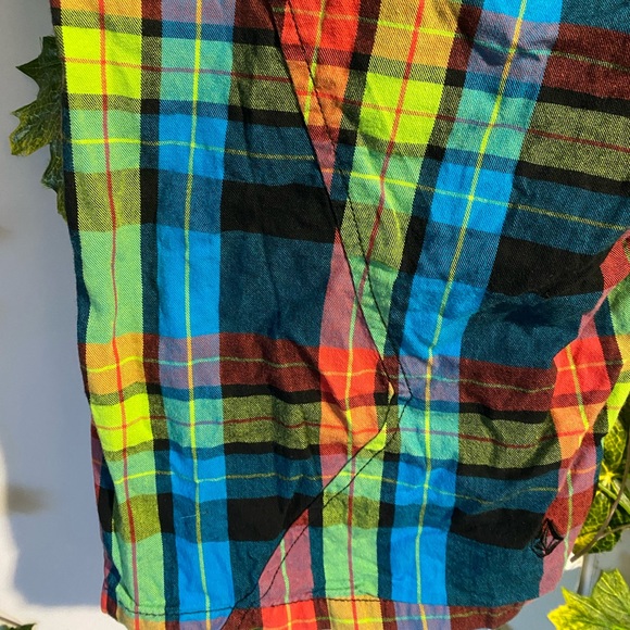 Volcom bright check men’s skate mid shorts 30 - Picture 9 of 12